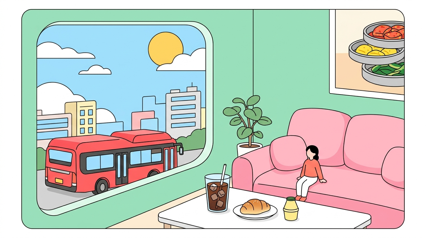 カフェでゆったり。コーヒー注文からテイクアウトまで