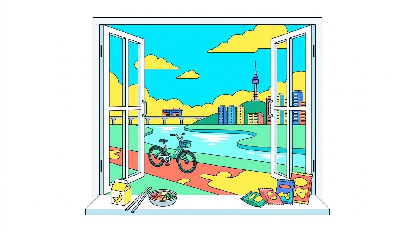 背景を置く — -(으)ㄴ/는데